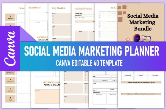 Download Social Media Marketing Planner Canva - Social Collection
