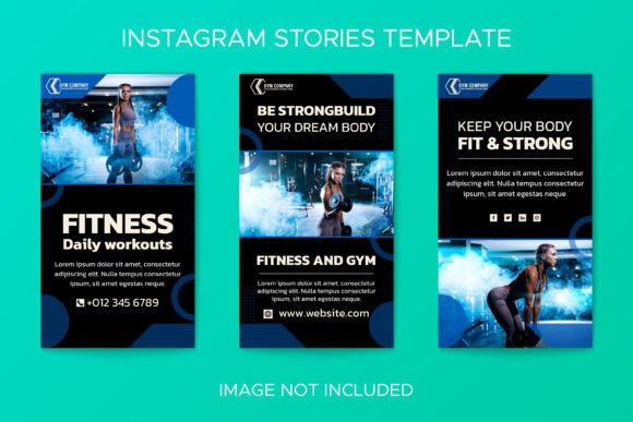Download Flat Gym  Instagram Stories Collection - Stories Collection