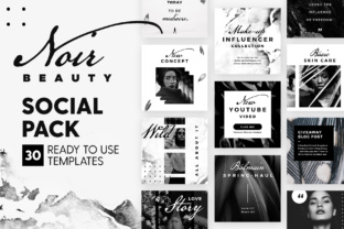 Download Noir Beauty - Social Pack - Social Collection