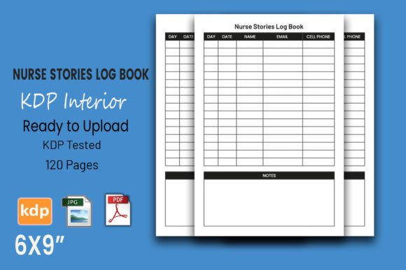 Download Nurse Stories Log Book | KDP Interior - Stories Collection