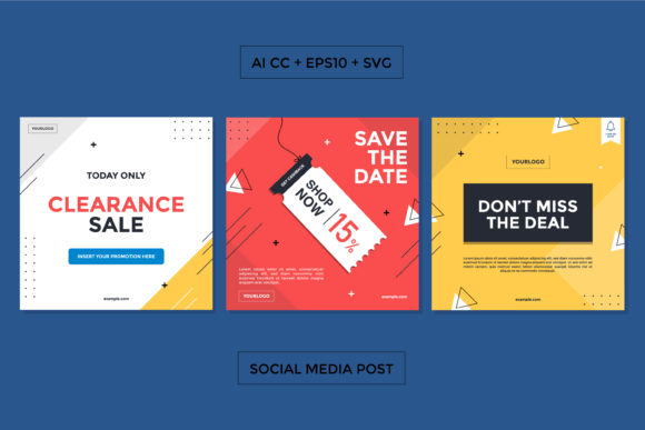 Download Social Media Square Template - Social Collection