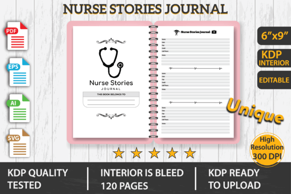 Download Nurse Stories Journal KDP Interior - Stories Collection