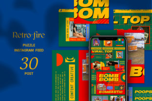 Download Retro-fire Puzzle Instagram Feed - Puzzle instagram Collection