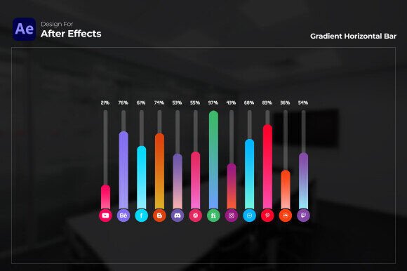 Download Social Media Chart | After Effects - Social Collection