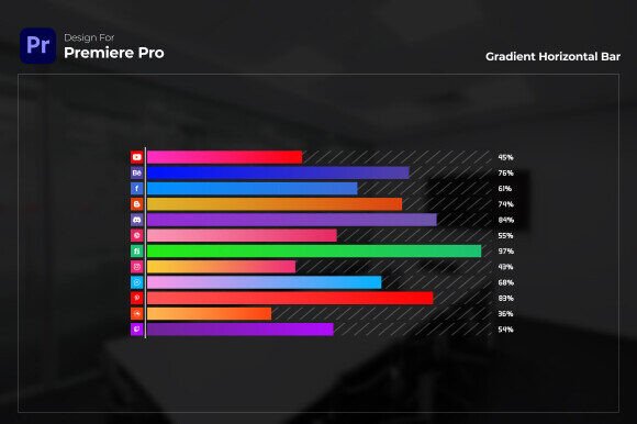 Download Social Media Chart | Premiere Pro - Social Collection