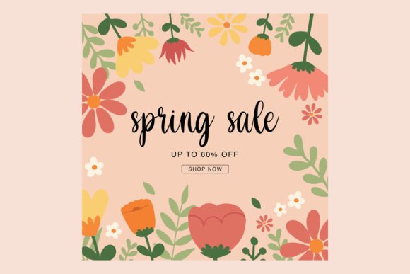 Download Spring Sale Social Media Square Template - Social Collection
