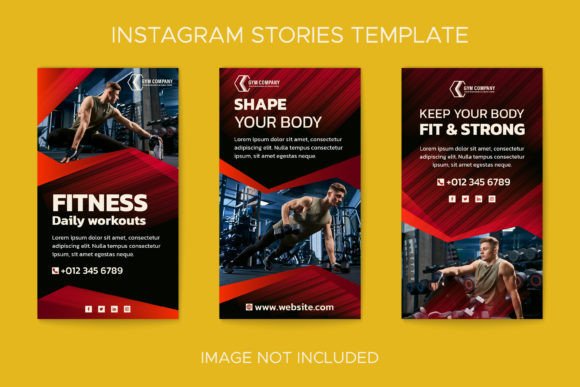 Download Gym Fitness Instagram Stories Collection - Stories Collection