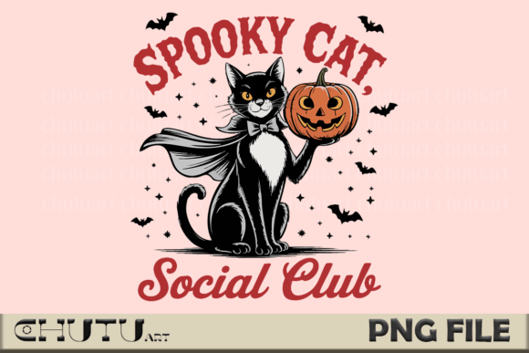 Download Black Cat PNG - Spooky Social Design - Social Collection