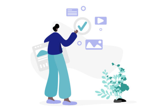 Download Content Curation Flat Illustration - Content curation Collection