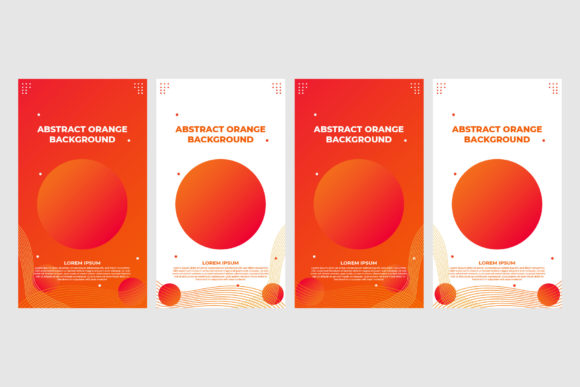 Download Orange Instagram Stories Template - Stories Collection
