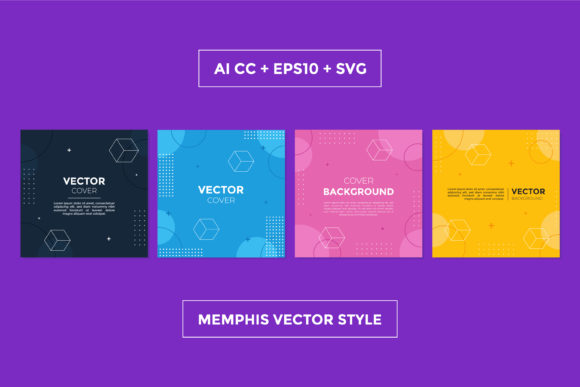 Download Social Media Memphis Square Template - Social Collection