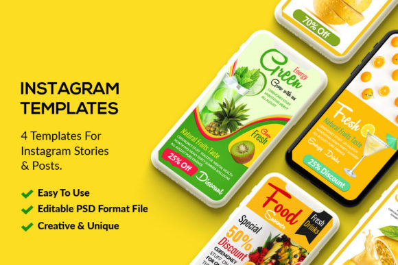 Download Food &amp; Cold Drink Insta Posts &amp; Stories - Stories Collection