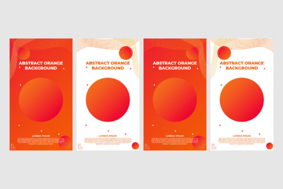 Download Orange Instagram Stories Template - Stories Collection