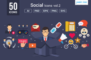Download Flat Vector Icons Social Pack - Social Collection