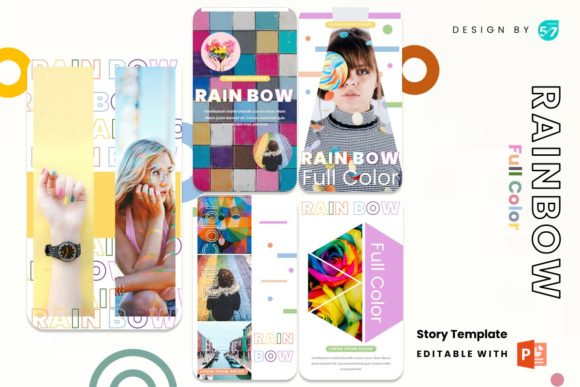 Download Instagram Stories Template - Rainbow - Stories Collection
