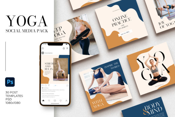 Download Yoga Social Media Pack | PS - Social Collection