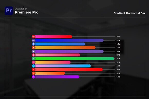 Download Social Media Chart | Premiere Pro - Social Collection