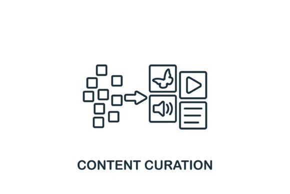 Download Content Curation Icon - Content curation Collection