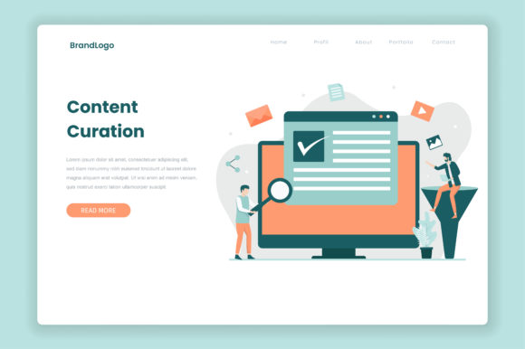 Download Content Curation Illustration Concept - Content curation Collection