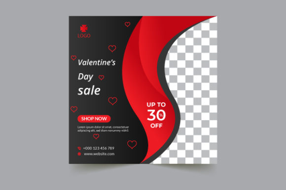 Download Valentine's Day Sale Social Post Banner - Social Collection