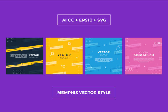 Download Social Media Memphis Square Template - Social Collection