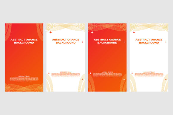 Download Orange Instagram Stories Template - Stories Collection