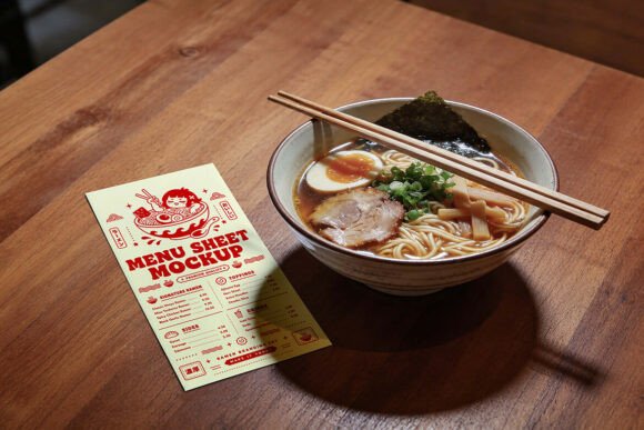 Download Ramen Restaurant Branding Mockup Set - Restaurant Collection