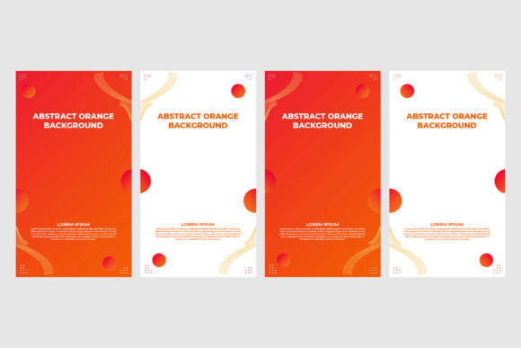 Download Orange Instagram Stories Template - Stories Collection