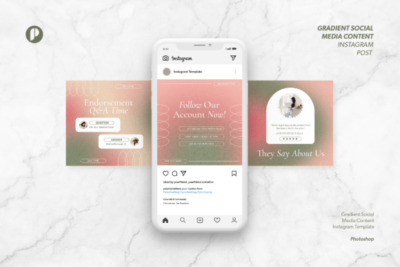Download Gradient Social Media Content Instagram - Social Collection