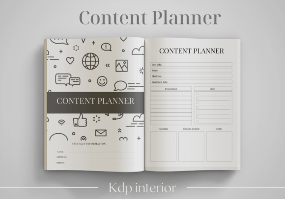 Download Social Media Content Planner - KDP - Social Collection