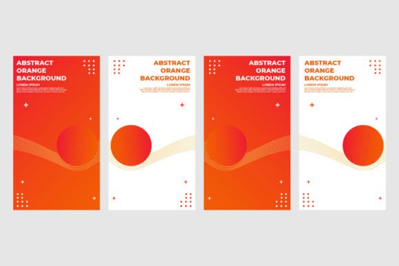 Download Orange Instagram Stories Template - Stories Collection