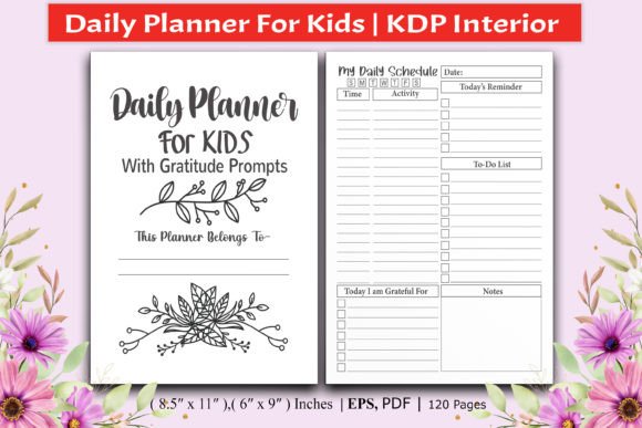 Download Daily Planner for Kids | Kdp Interior - Premium Resources